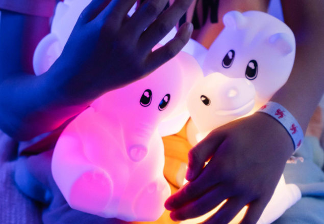 Lampa de veghe din silicon KidyNight, Kidywolf